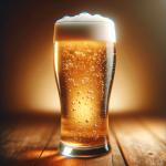 DALL·E 2023-11-12 13.09.29 - A photo-realistic image of a sparkling, delicious-looking beer in a tall glass, with bubbles rising to the top. The beer should have a rich golden col.png